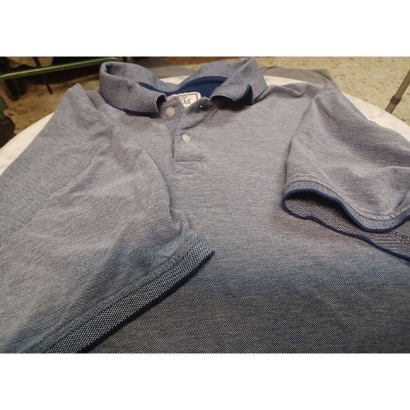 Jos. A. Bank Men's Polo Shirt Short Sleeve Blue 2XLT 100% Cotton - Picture 3 of 4